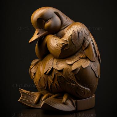 3D мадэль Так близко, но так далеко Kamonegis Sitting Duck (STL)